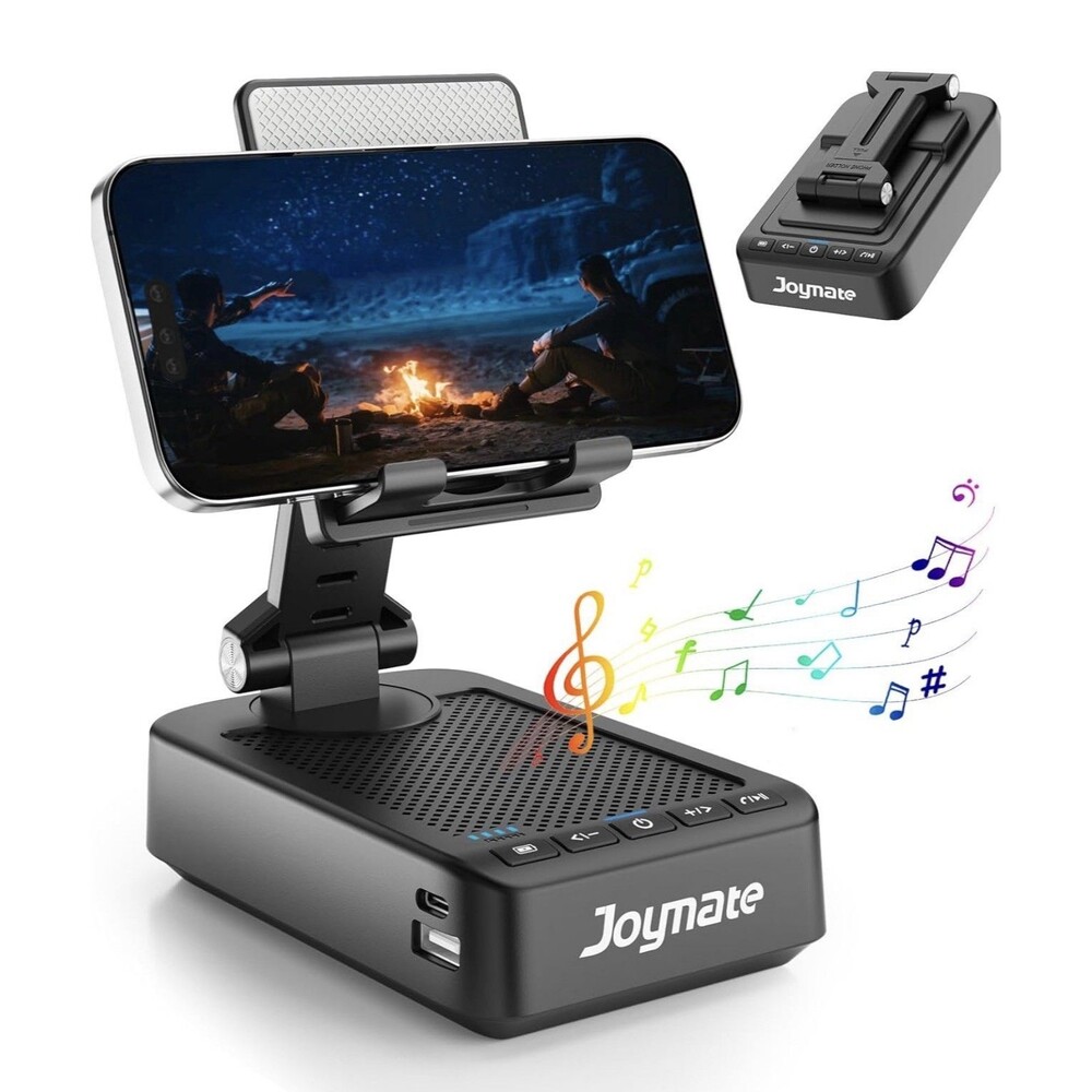 Gifts for Men Women, Phone Stand with Bluetooth Speaker and Charging Function 36